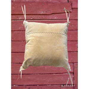 Cowboy Western Style Heavy Duty Suede Extra Large Decorative Pillow 24"